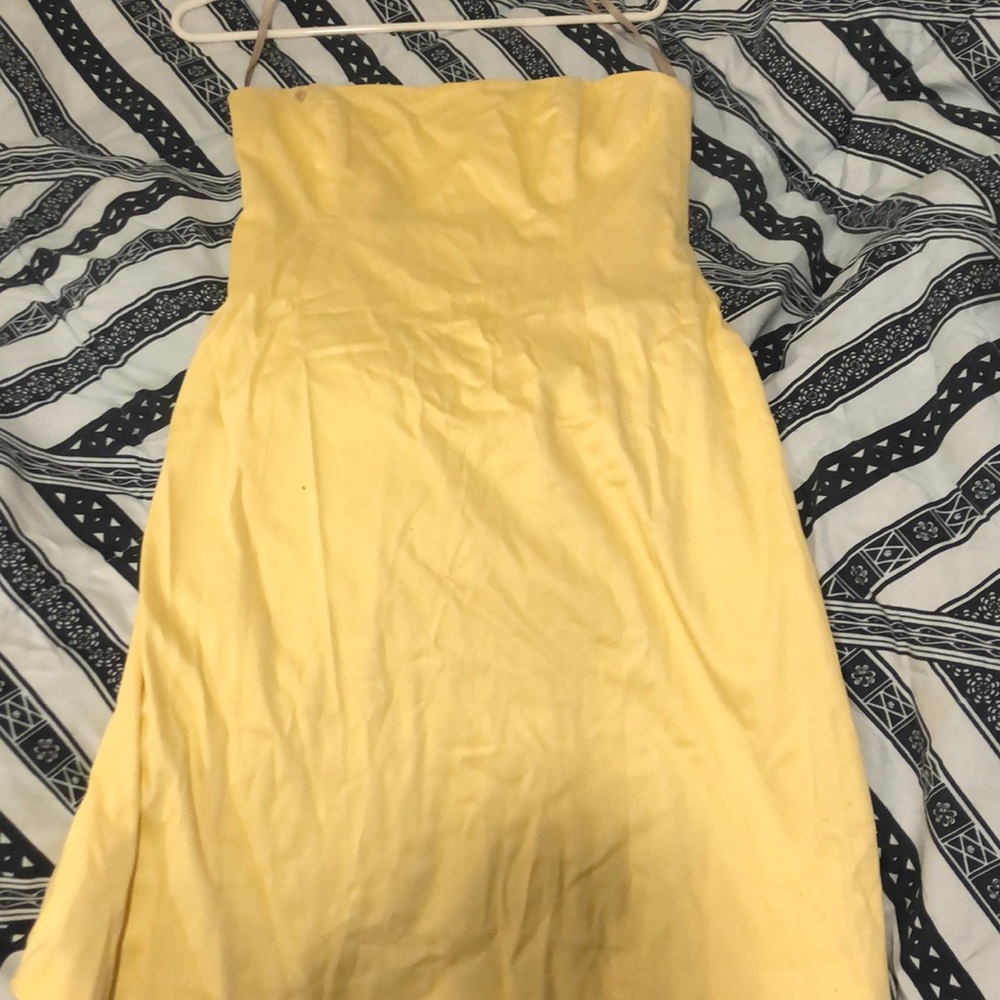 Strapless dress